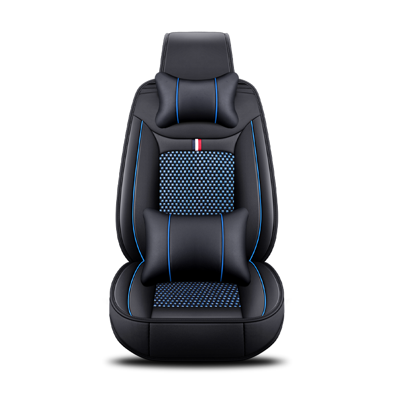 Fundas de asiento de coche occidentales de cuero beige de alta calidad