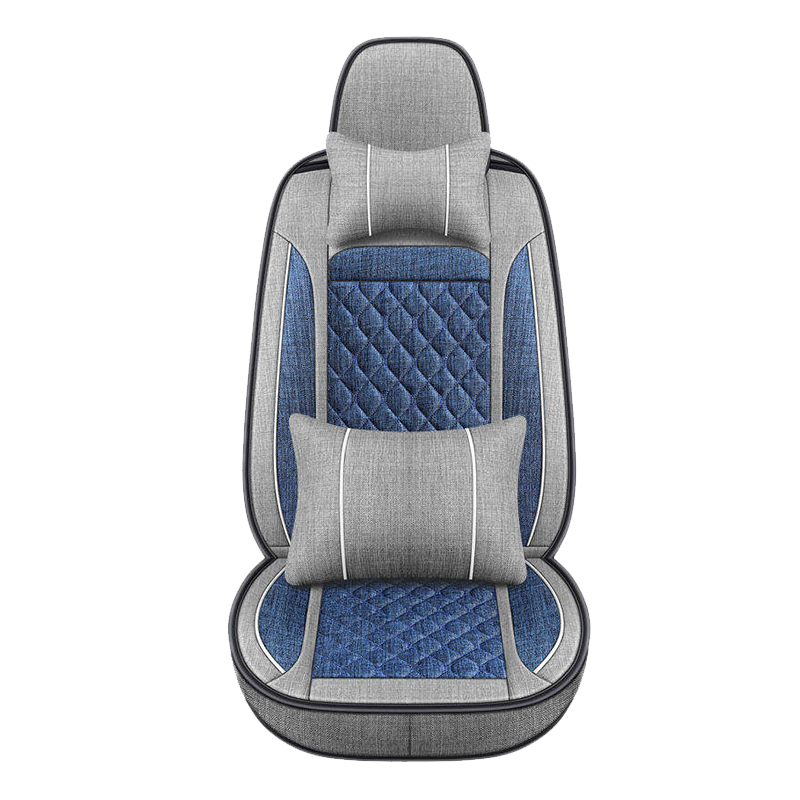 El último juego completo de fundas de asiento de coche de cuero gris claro deseable