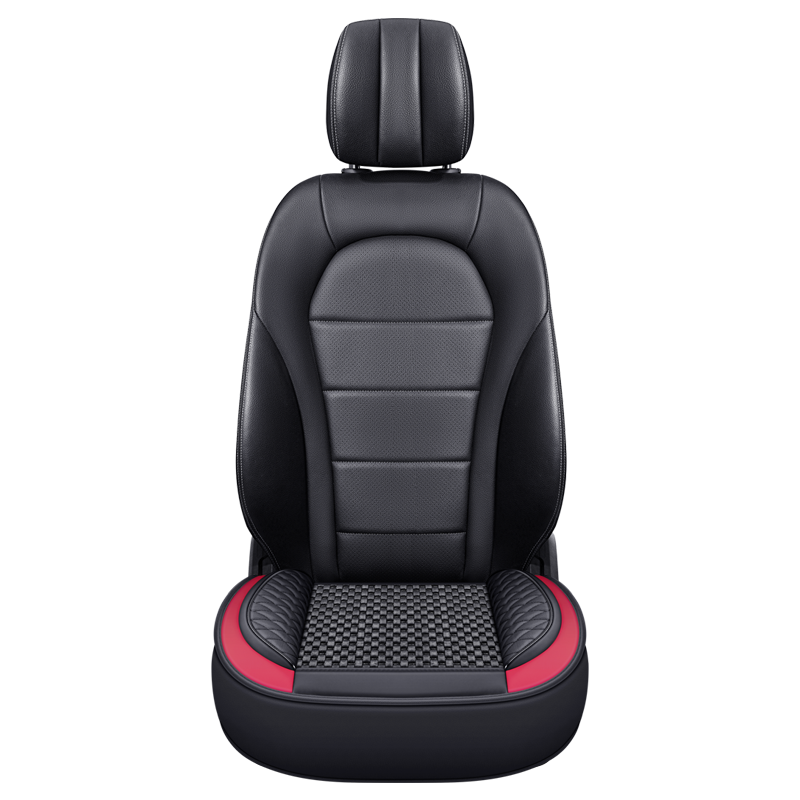 Cojín de asiento de carro respirable del negro de la cubierta completa, colores múltiples disponibles