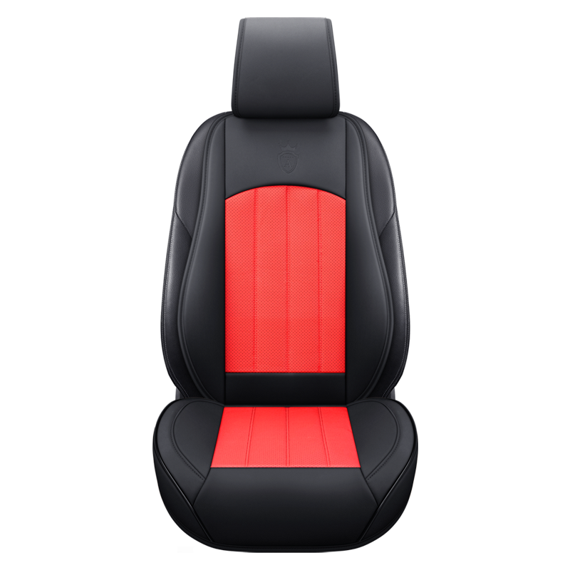 Juego de funda de asiento de coche de cuero de fácil instalación