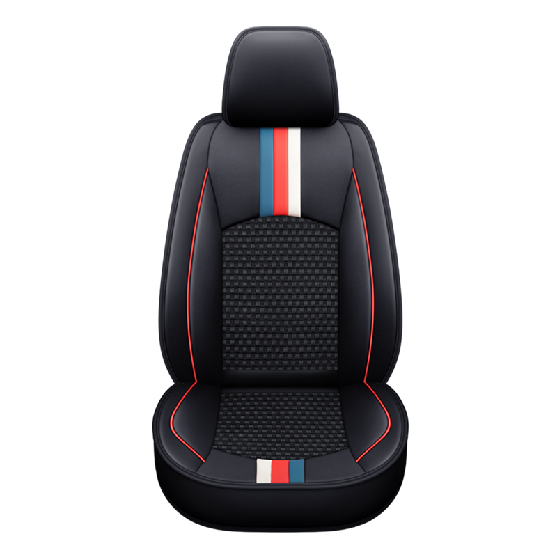 Cojín del asiento del coche de verano de seda de hielo PU cuero de versión de lujo